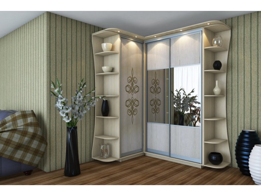 Шкаф купе в угол