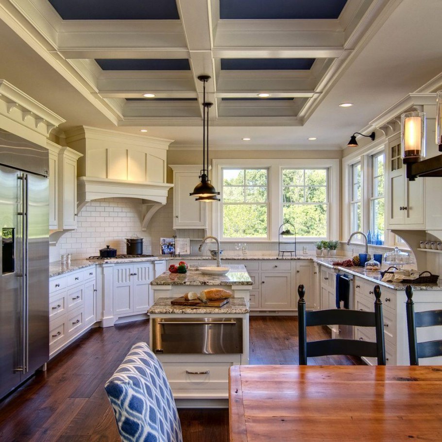 Кухня в американском доме