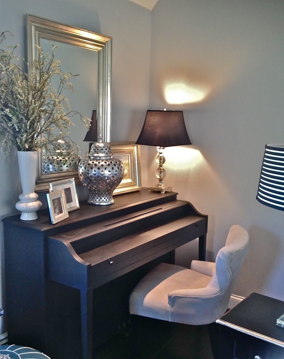 Пианино в интерьере