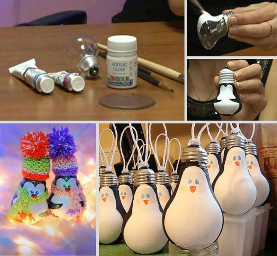 Ёлочные игрушки своими руками из подручных материалов