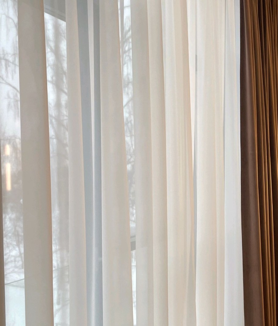 Тюль креп шифон