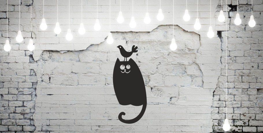 Кирпичная стена трафарет