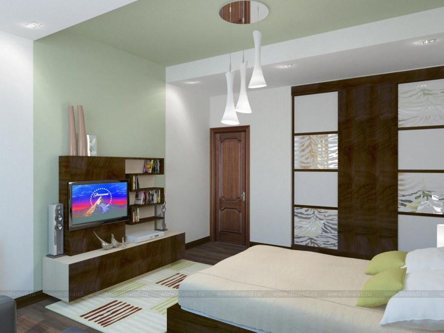 Расстановка мебели в однокомнатной