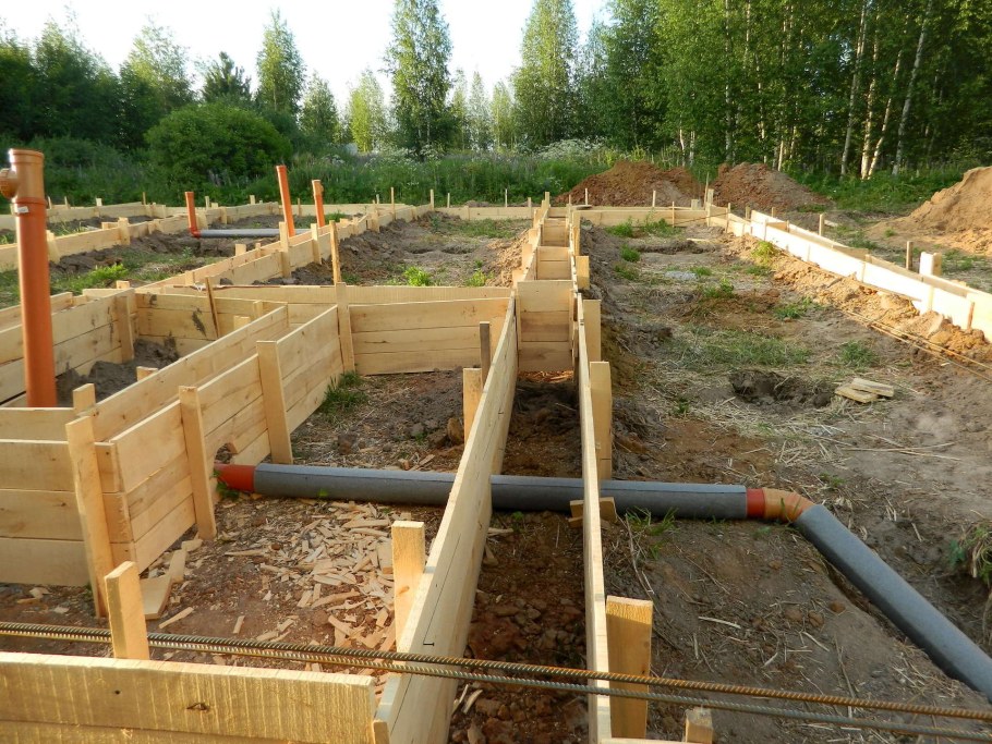 Ленточный фундамент