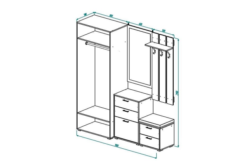 Прихожая Натали-1.1