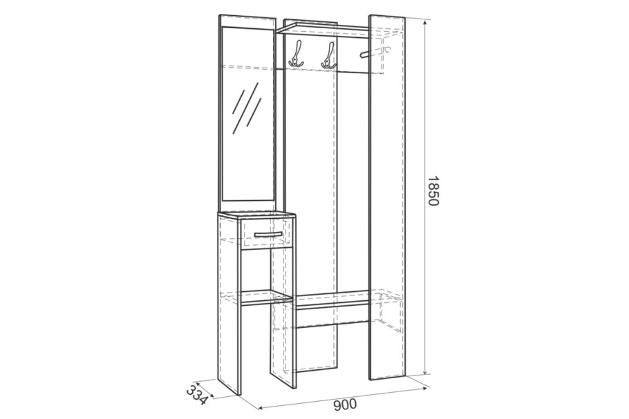 Прихожая габариты