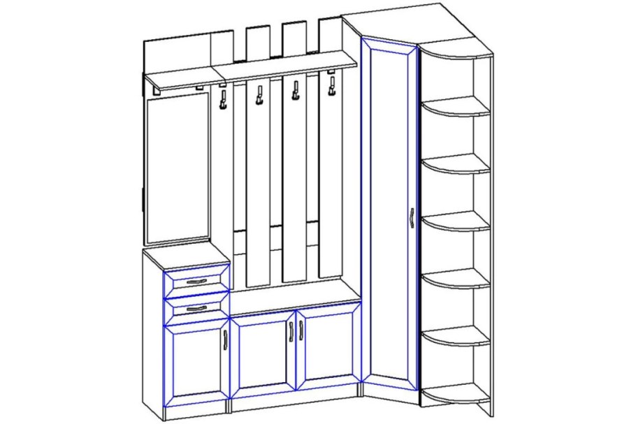 Прихожая БАРОНС -Р Горизонт