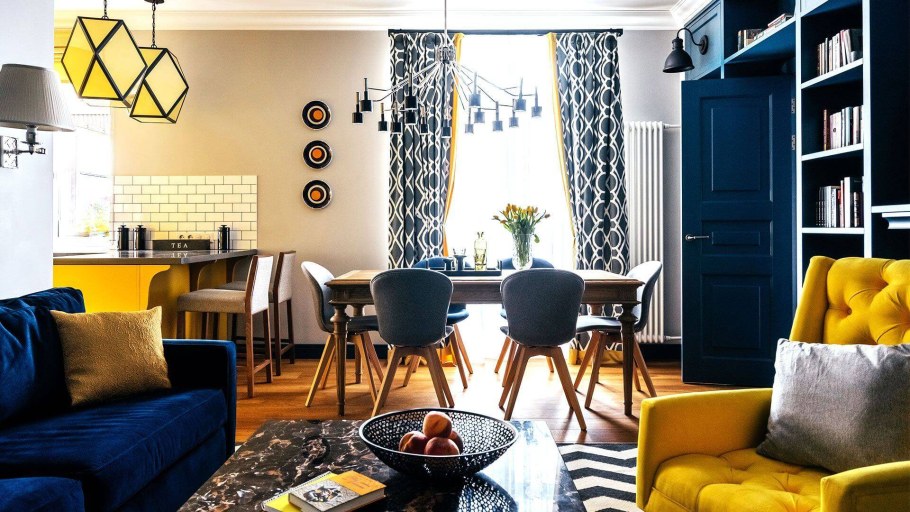 Яркий Скандинавский интерьер