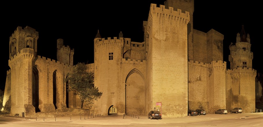 Испания Наварра ночная