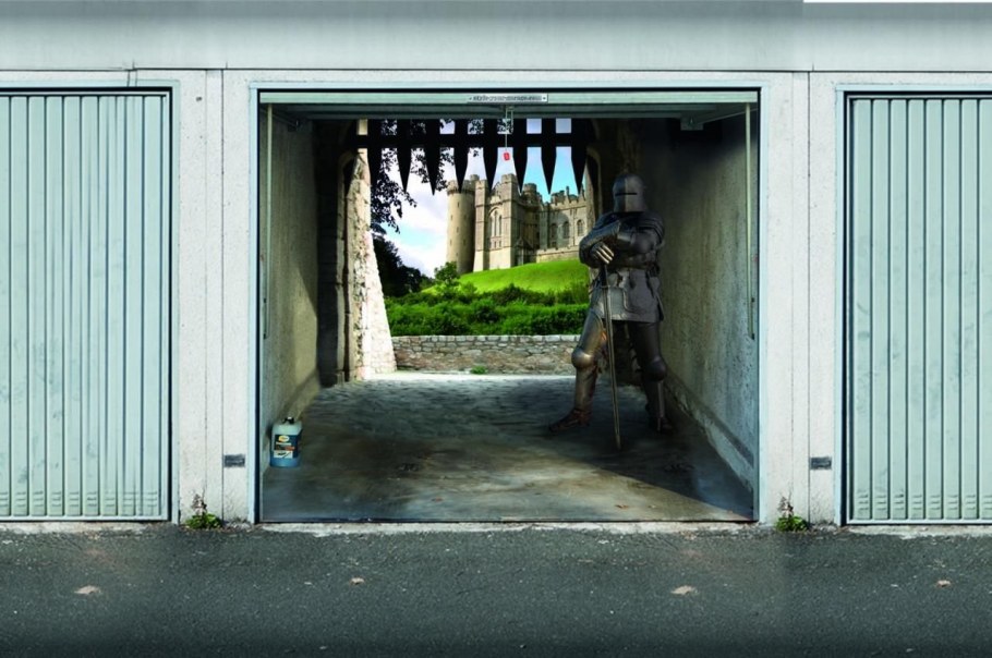 Оригинальные ворота для гаража