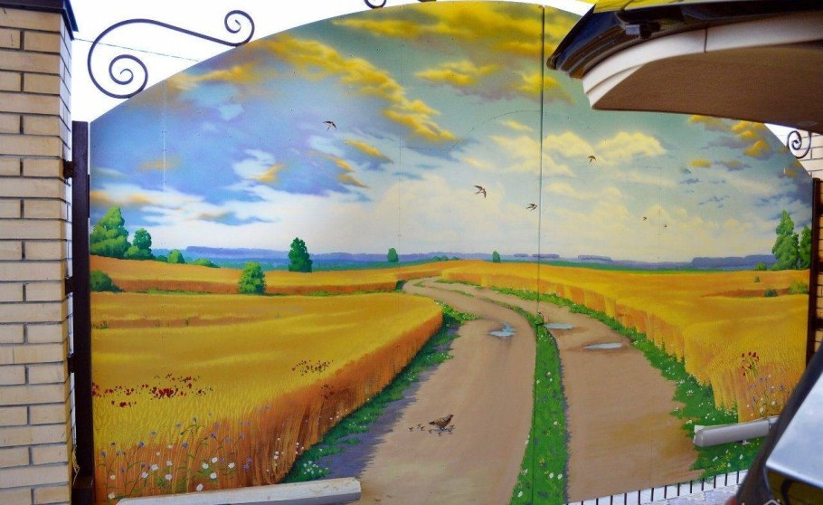 Забор рисунок