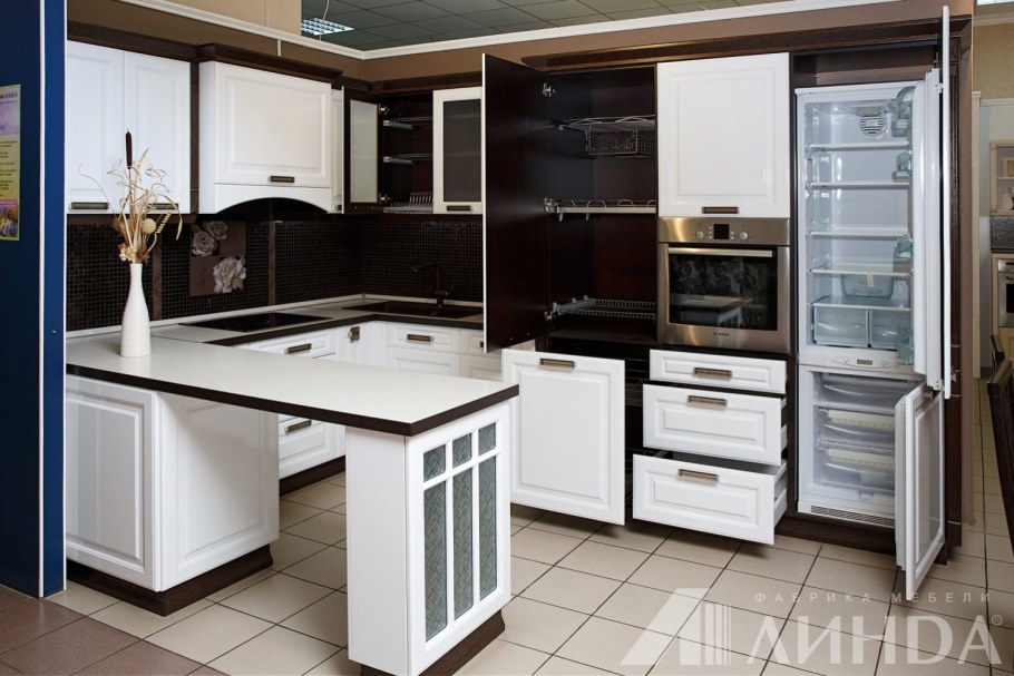 П образные кухни