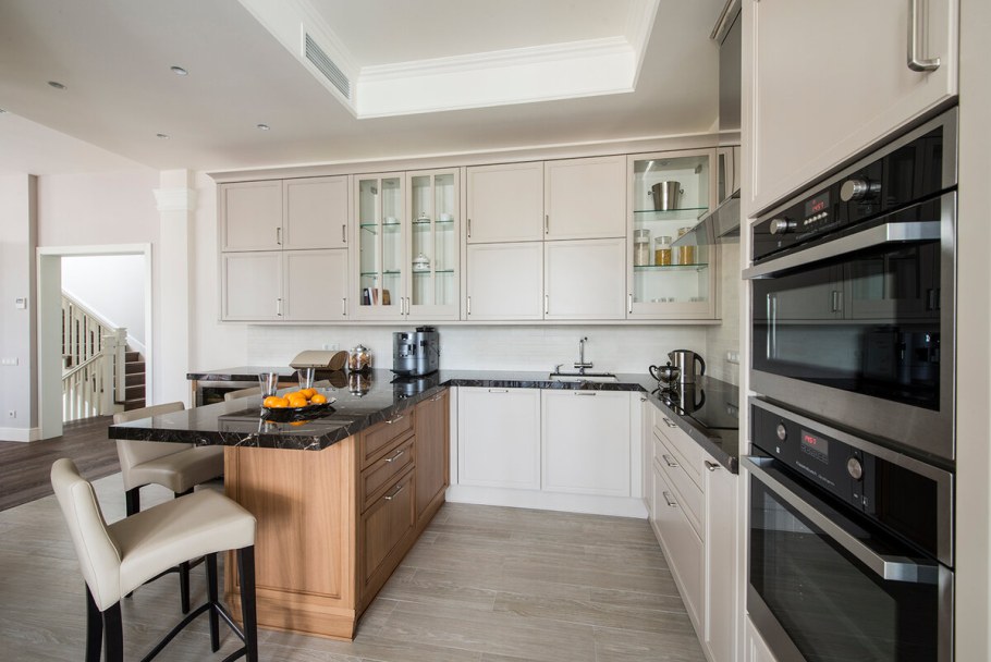 П образная кухня интерьер