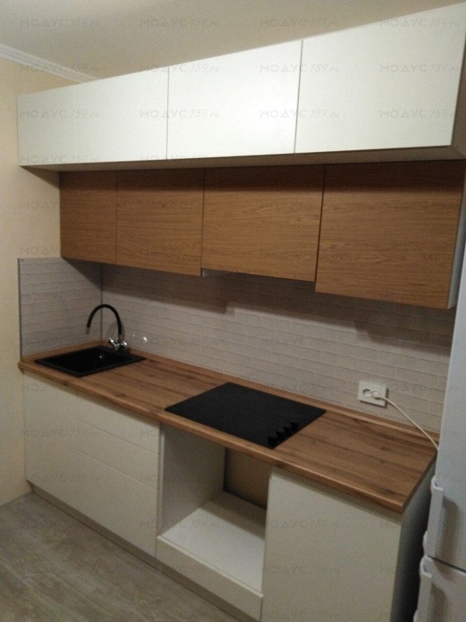 Столешница кедр дуб Вотан в интерьере