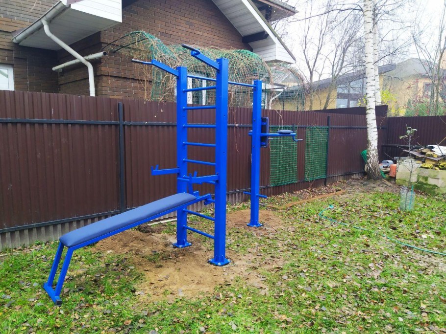 Турник уличный с брусьями СВС-75