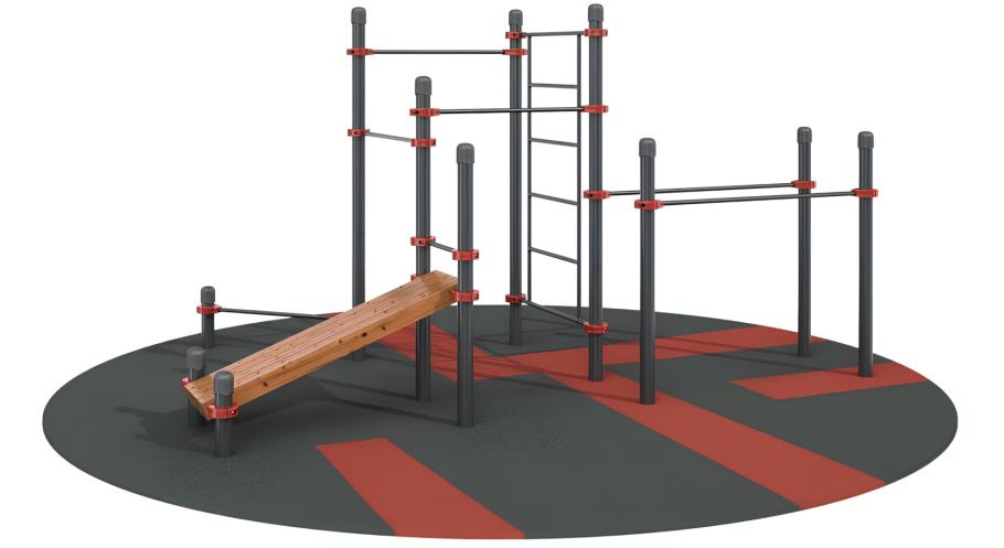 Тренажеры уличные модель архикад