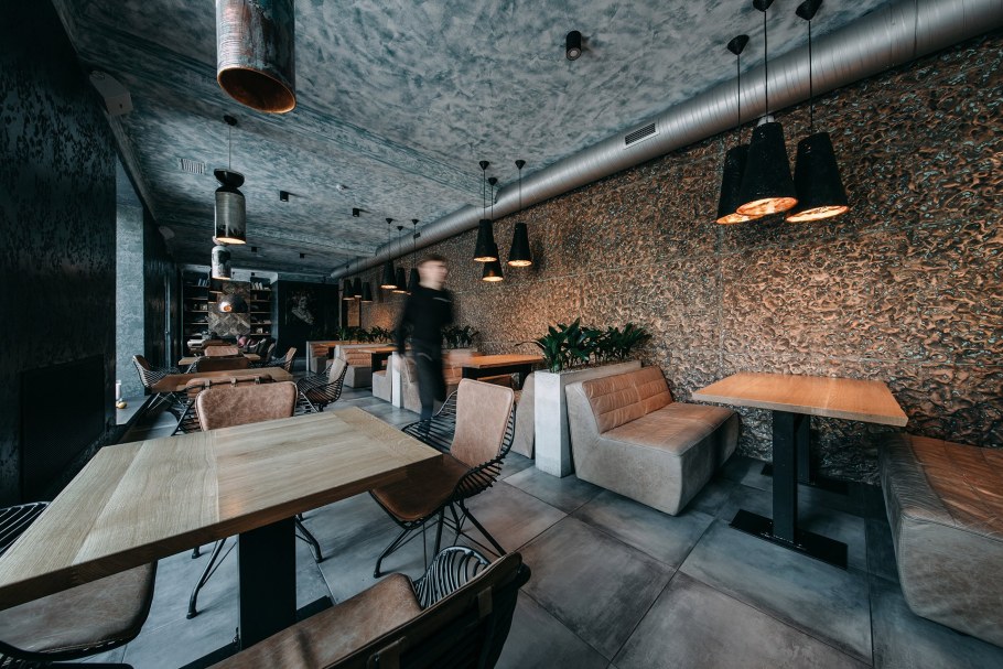 Restaurant Interior Design Modern + Loft