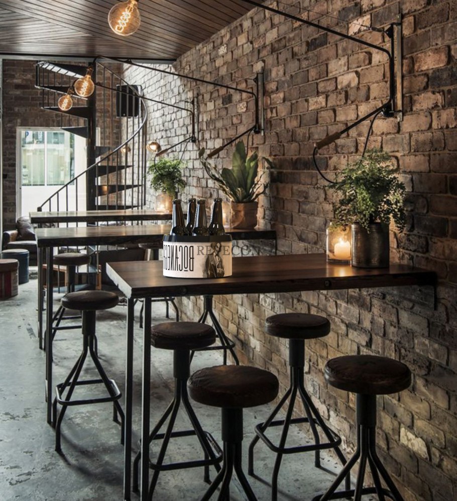 Интерьер кафе в стиле лофт