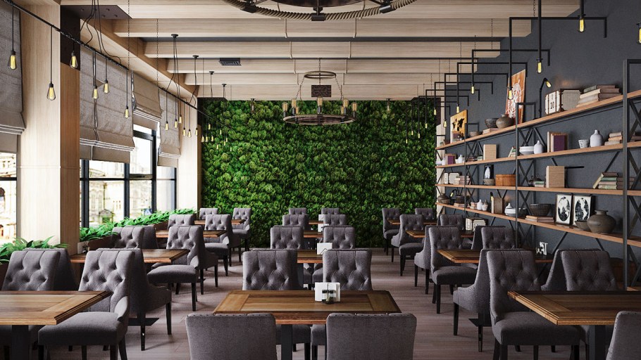 Кафе в стиле лофт