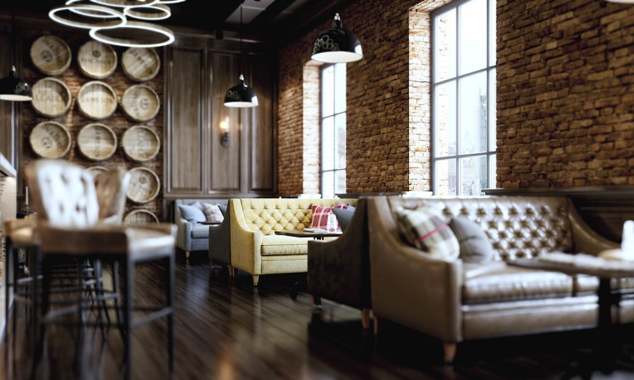 Мебель для кафе в стиле лофт