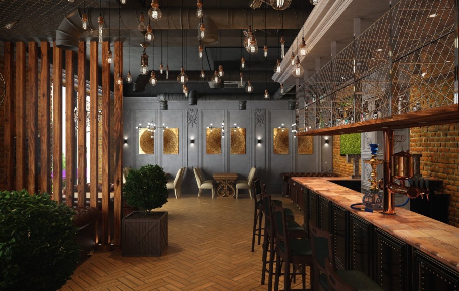 Ресторан в стиле лофт