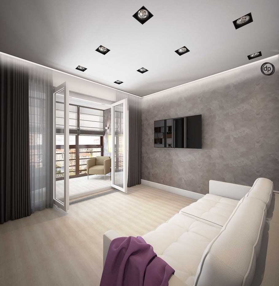 Интерьер однокомнатной квартиры