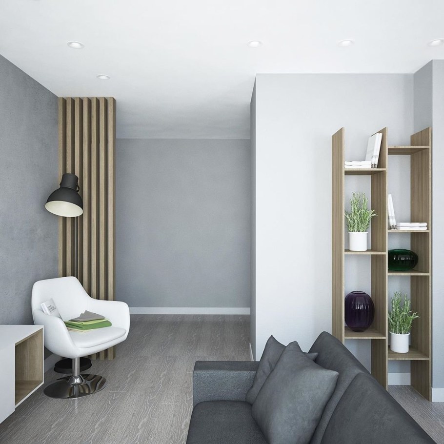 Интерьер однокомнатной квартиры