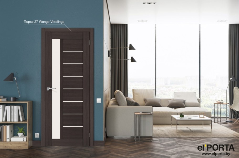 Дверь эко порта 27 Cappuccino Veralinga