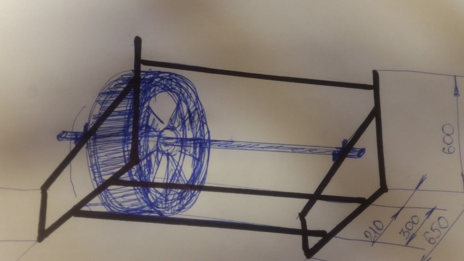 Полка для хранения колес в гараже