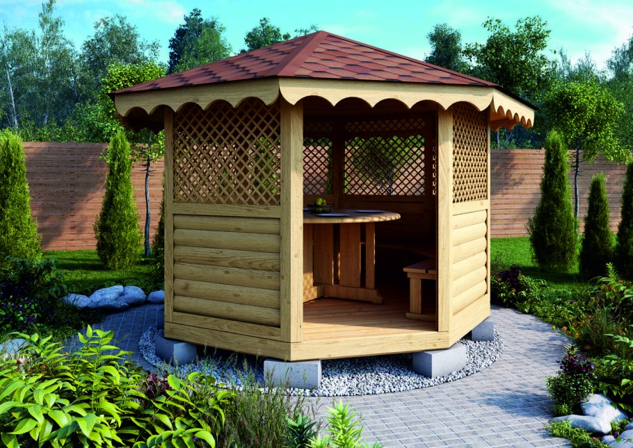 Беседка Оазис 3х3