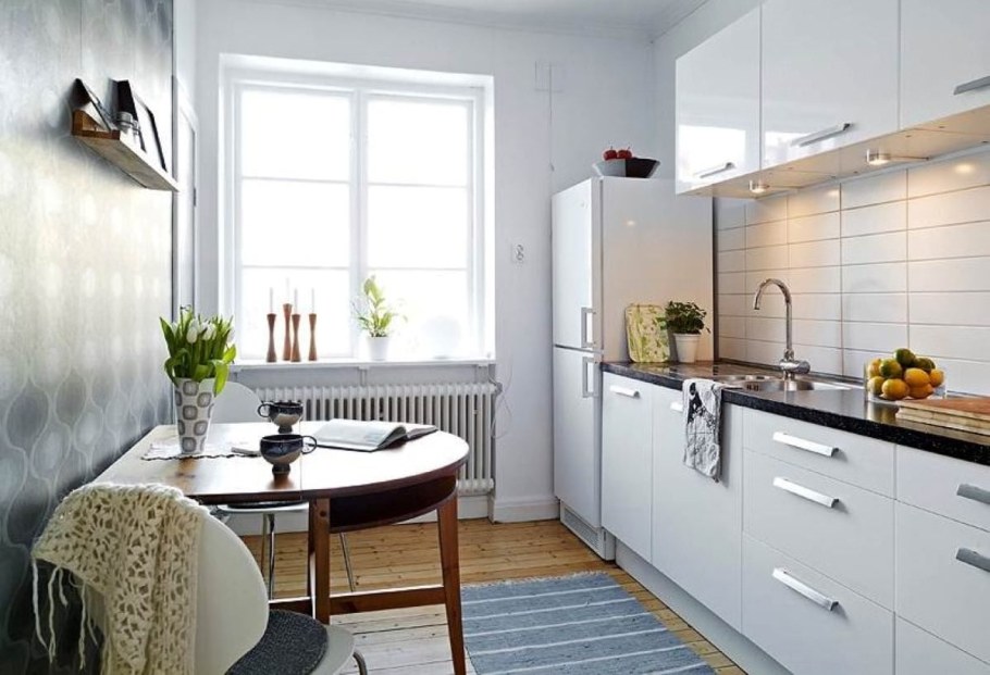 Сканди кухня 6кв м