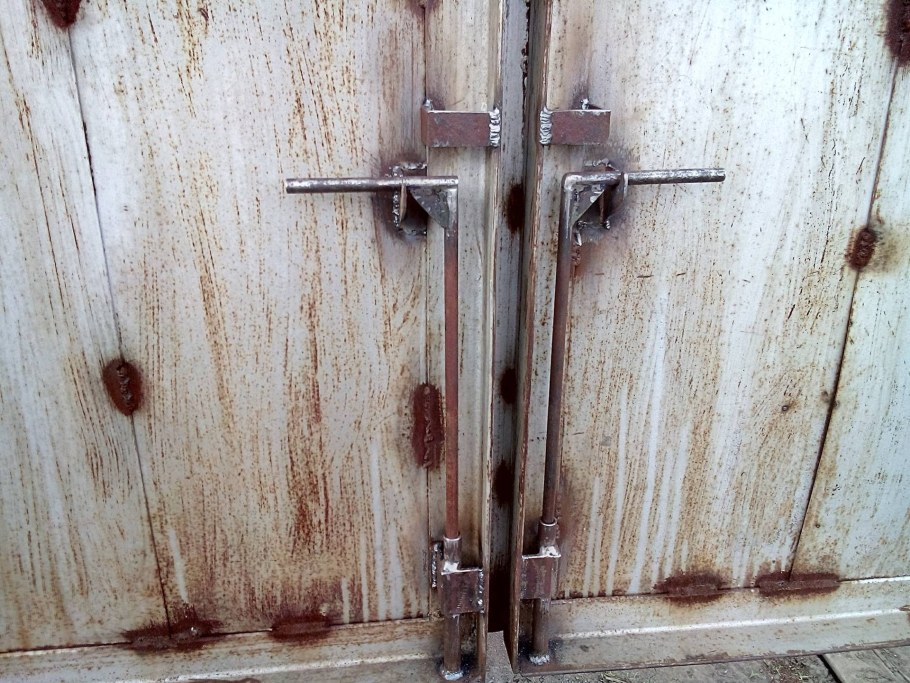 Задвижка-Засов ворот 33в-470-s черный