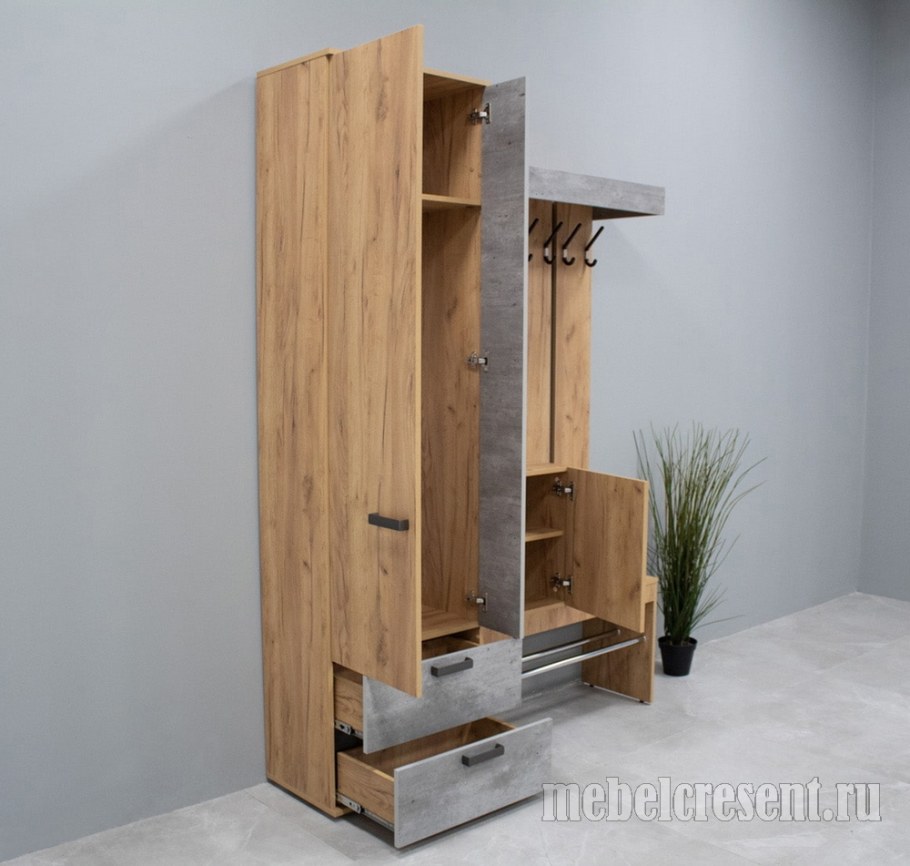 Прихожая Трамп дуб крафт