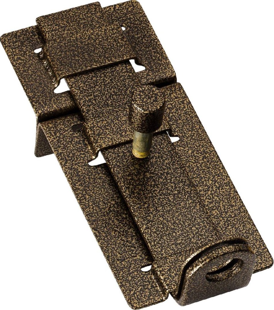 Засов секрет Зд-04 с проушиной антик бронза Киров