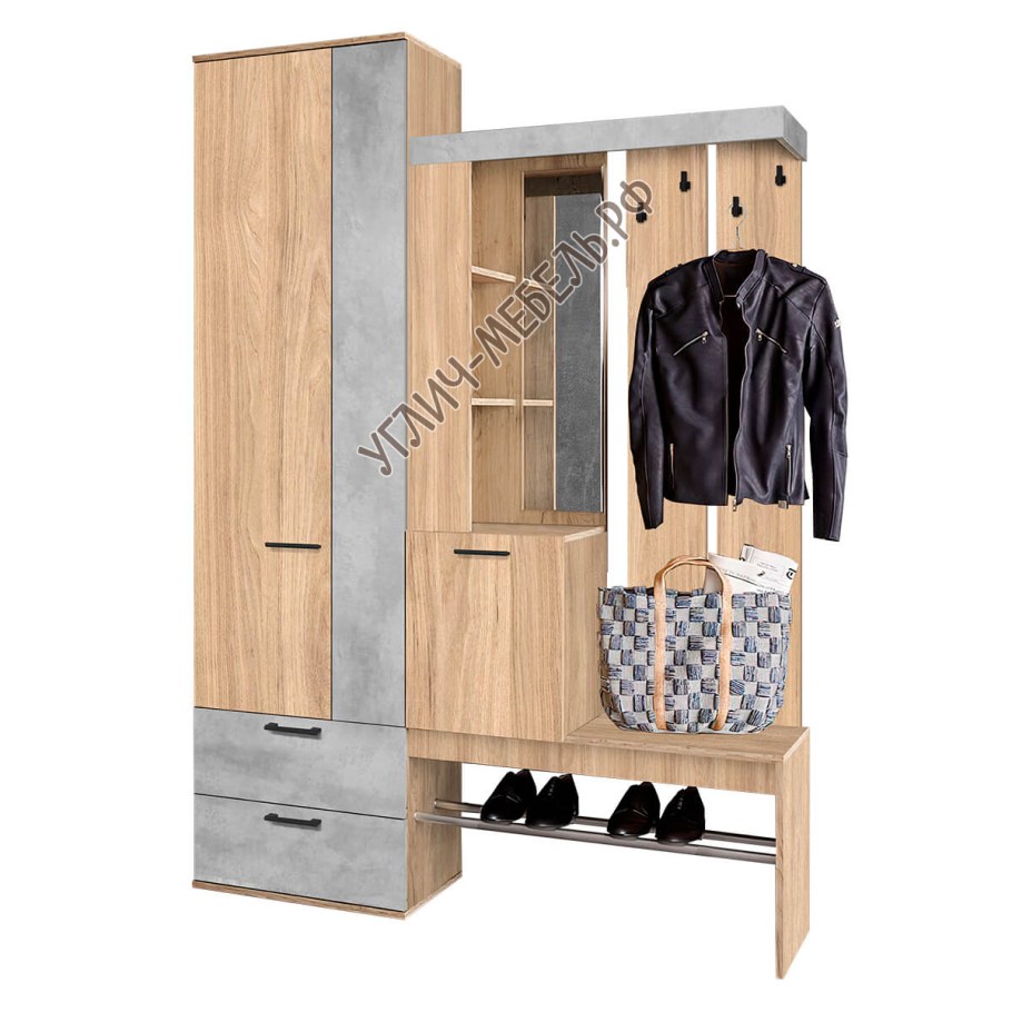 Прихожая Трамп крафт венге