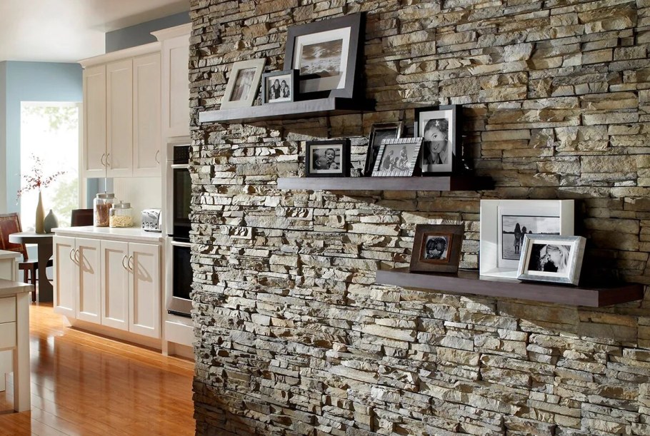 Отделочный камень в интерьере