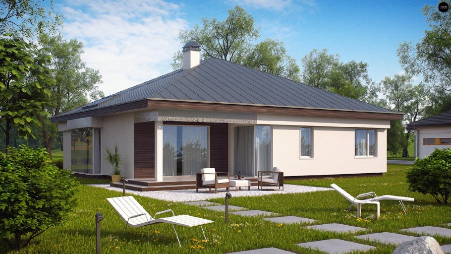 СИП дом 100м2 одноэтажный