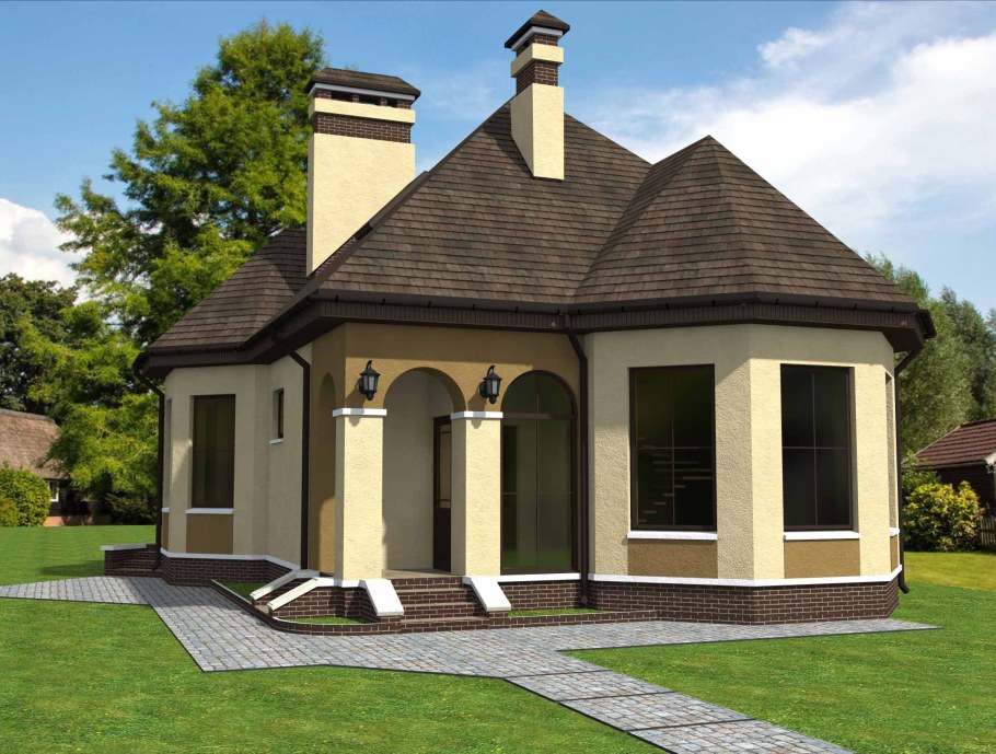 Одноэтажный дом 150кв