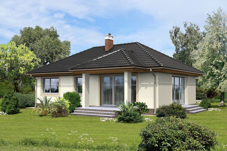 Бунгало 100 м2 проект