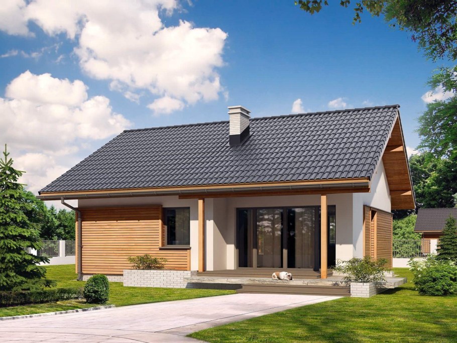 Каркасный дом 80м2