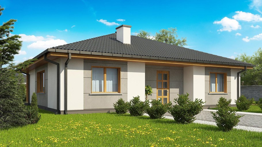 Одноэтажный дом z378