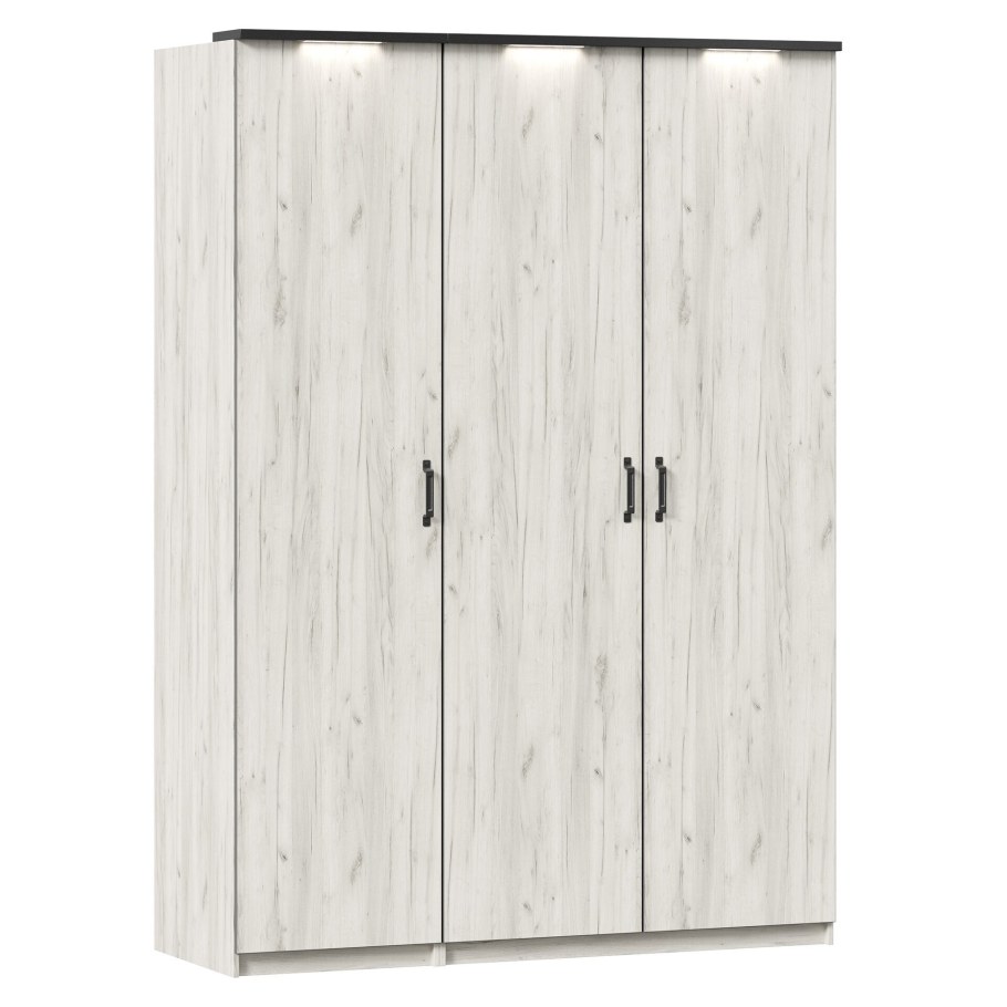 Шкаф Техно дуб крафт белый