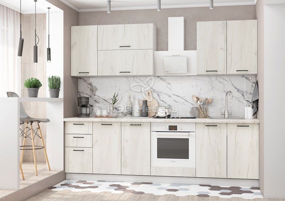 Норд кухня белый софт