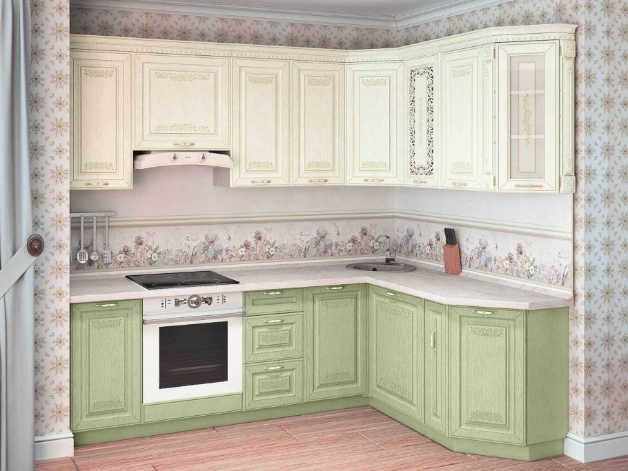 Кухня угловая Оливия Давита мебель