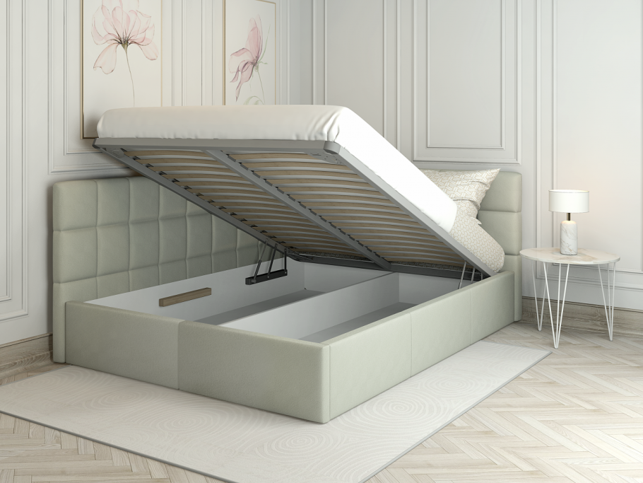 Кровать стандарт с подъемным механизмом 120 2000 бук дерево