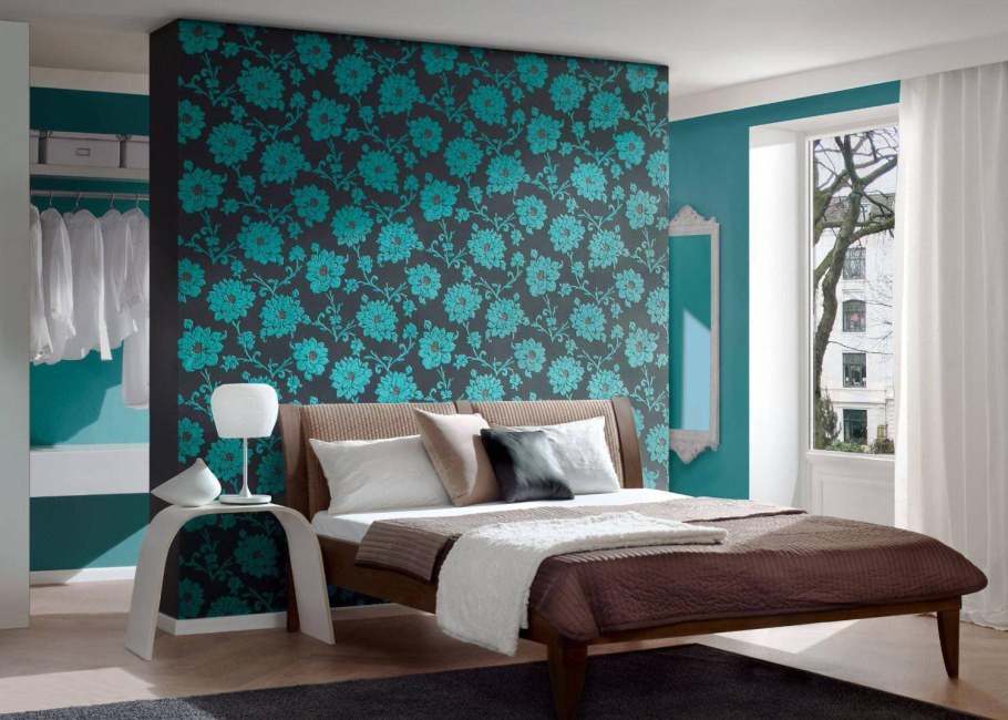 Интерьер в бирюзовых тонах