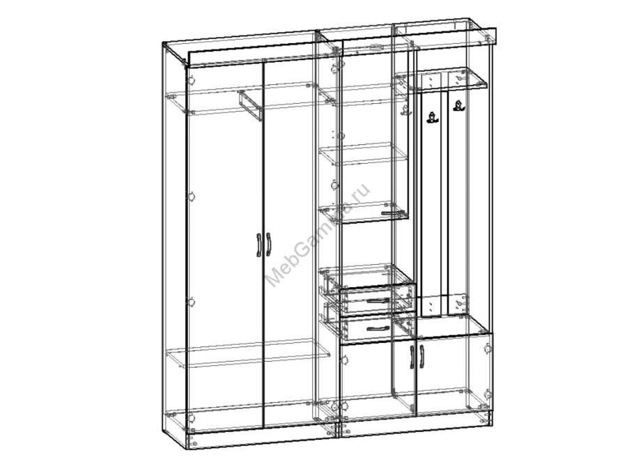 Прихожая Елена 1.7 ДСВ