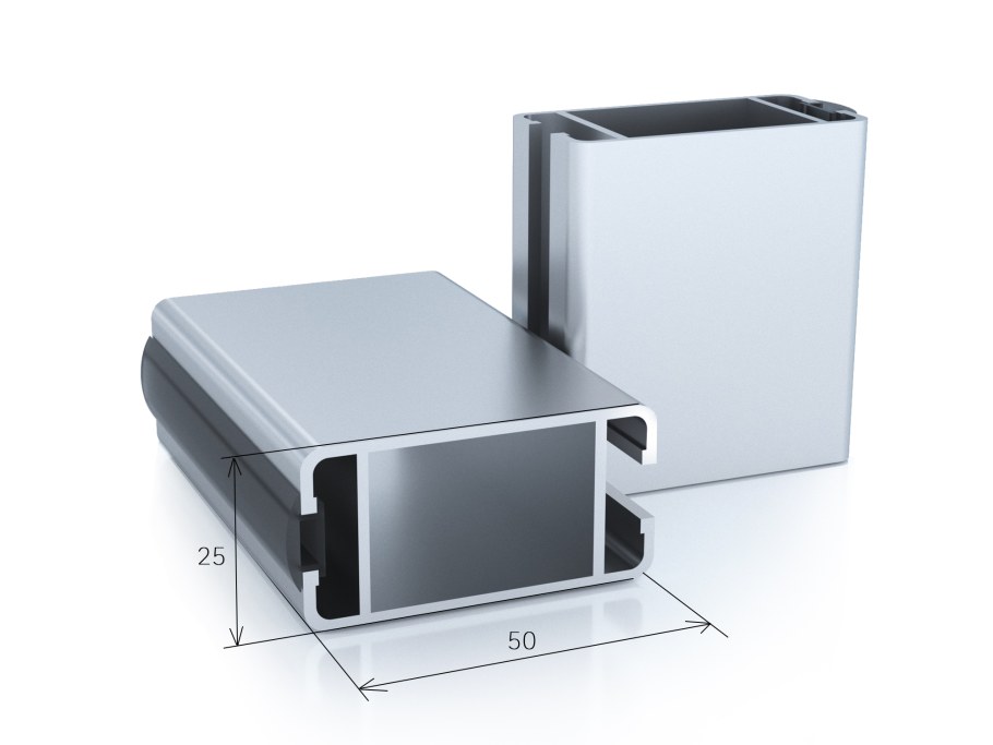 Алюминиевый профиль 50х50