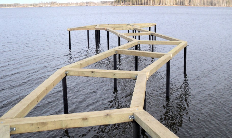 Фундамент для пирса