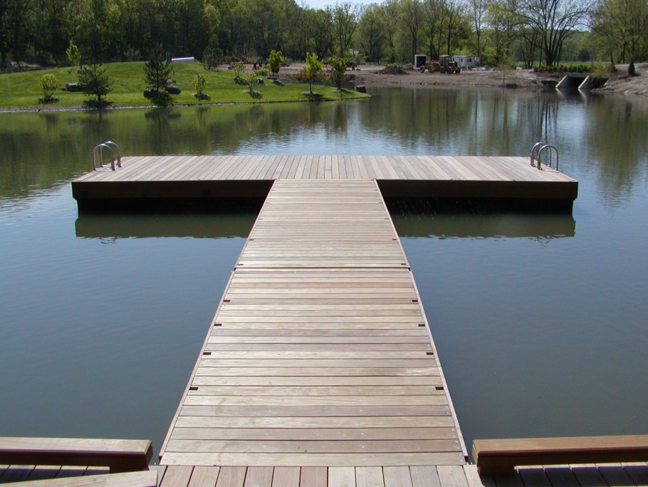 Понтонный Пирс с террасной доской